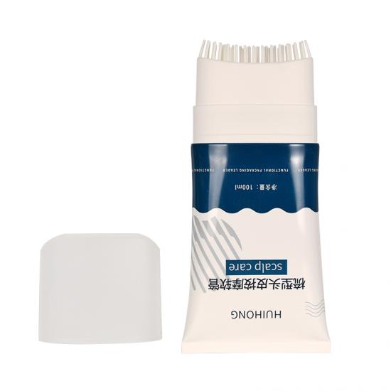 D55 Hair Scalp Care Serum Package Plastic Tube With Comb Applicator